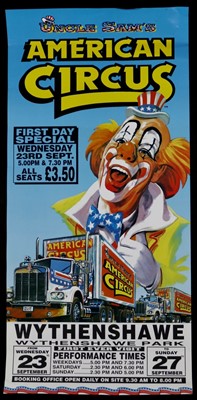 Lot 118 - Uncle Sam’s American Circus posters (12)