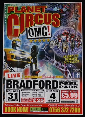 Lot 120 - Modern circus posters, Planet and Mondao (15)