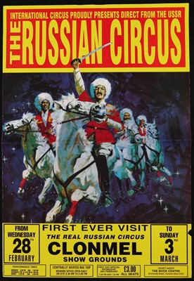 Lot 127 - Russian circus posters (5)