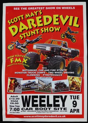 Lot 132 - Stunt show posters (16)