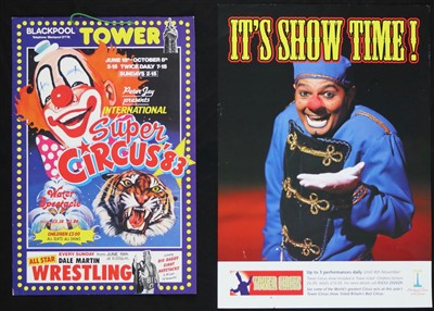 Lot 135 - Blackpool Tower Circus posters (8)