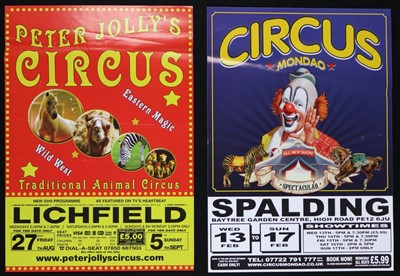 Lot 136 - Modern circus posters, mainly A3 (13)