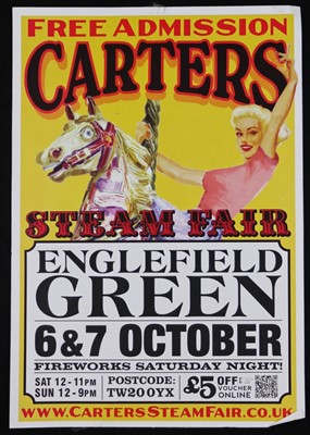 Lot 137 - Modern Funfair posters (10)