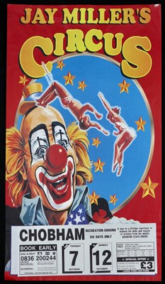 Lot 138 - Jay Millers Circus posters (6)