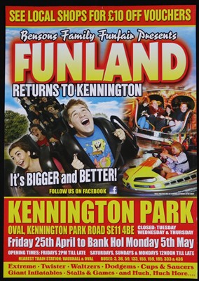 Lot 140 - Fairground posters (6)