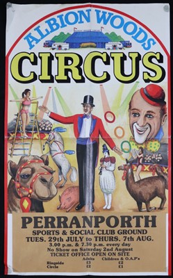 Lot 143 - Modern circus and fairground posters (12)