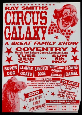 Lot 153 - Ray Smiths Circus posters (12)