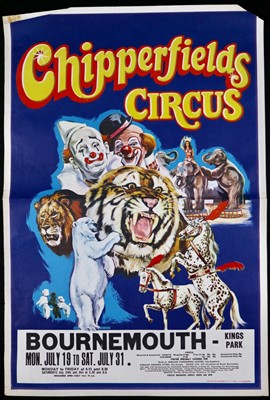 Lot 158 - Chipperfield’s Circus posters, 1970’s (3)