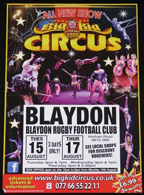 Lot 176 - Modern English circus posters (5)