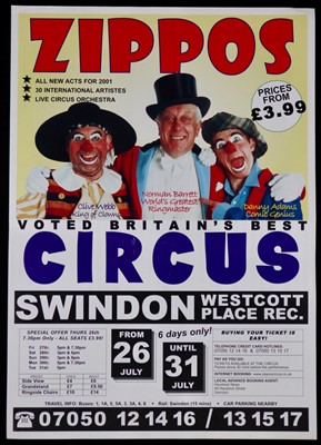 Lot 181 - Zippos circus posters (31)
