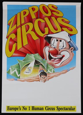 Lot 182 - Zippos circus posters (25)
