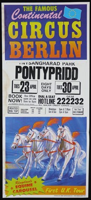 Lot 207 - Gerry Cottle’s Circus posters (11)