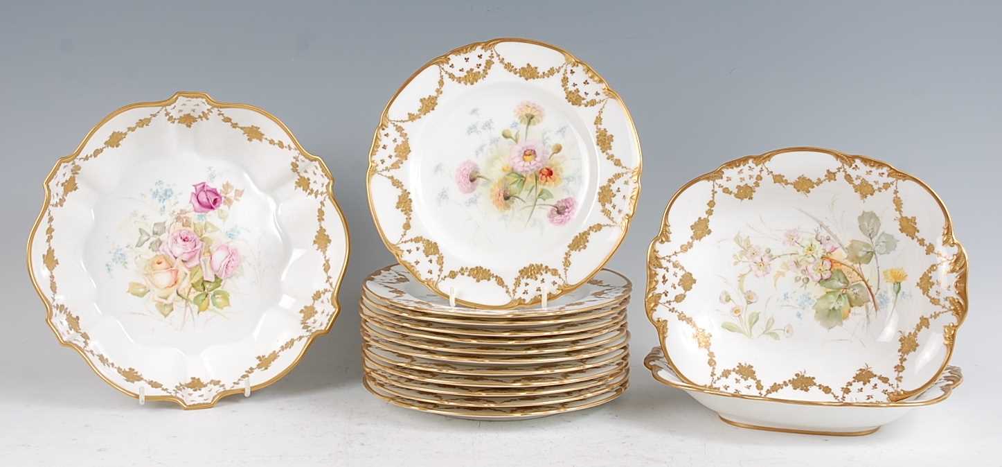 Lot 1024 - A Royal Crown Derby porcelain twelve place...
