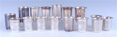 Lot 1323 - A collection of modern Indian silver and white...