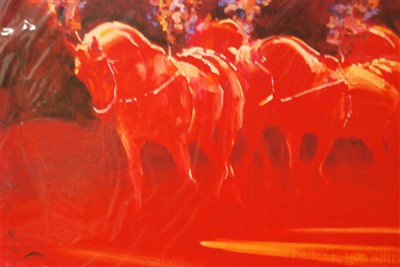 Lot 389 - A collection of eight limited edition prints relating to the circus and fairgrounds, to include Malcolm Coward SEA, (b1949), and Susie Whitcombe, (b1957), various sizes, accompanied by a copy of 'T...