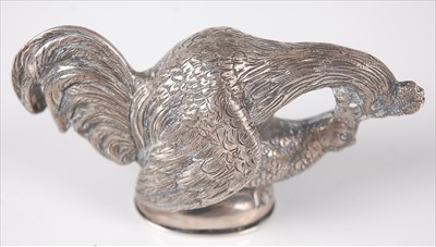 Lot 464 - A circa 1900 German silver novelty snuff box...