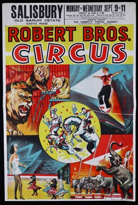Lot 214 - Robert Brothers Circus posters, 1960/70’s (2)