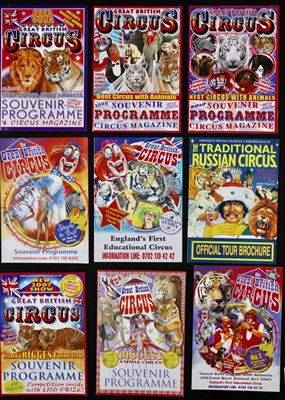 Lot 235 - Great British Circus – programmes. DVD, CD,...