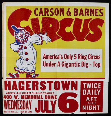 Lot 253 - Carson and Barnes Circus posters (3)