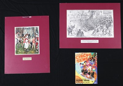 Lot 267 - Circus posters and pictures (8)