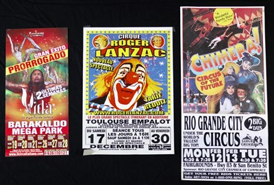 Lot 270 - European/USA circus posters (9)