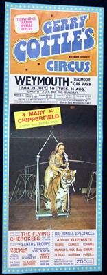 Lot 276 - Gerry Cottles Circus posters (2)
