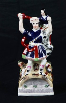 Lot 333 - Rolla from the melodrama Pizarro pottery...