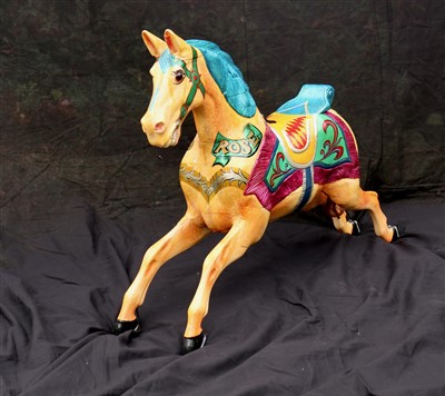 Lot 345 - Original wooden Lines Juvenile fairground...