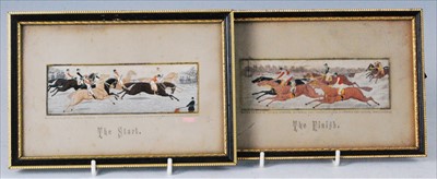 Lot 454 - A pair of Victorian woven silk Stevengraphs