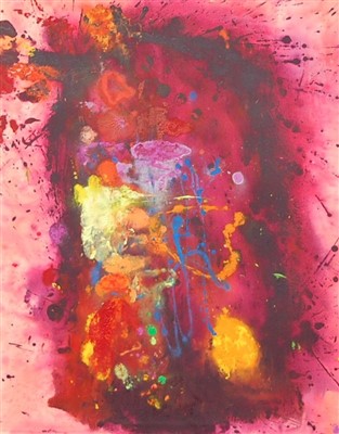 Lot 425 - Alexandro Pena - Homenaje, acrylic on canvas,...