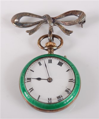 Lot 2699 - An Edwardian silver gilt and guilloche enamel...