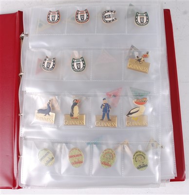 Lot 2711 - A large quantity of Guinness advertising pin...