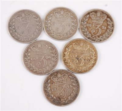 Lot 2042 - Great Britain, 1870 threepence