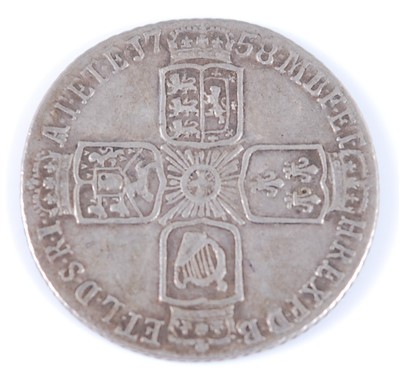 Lot 2019 - Great Britain, 1758 sixpence