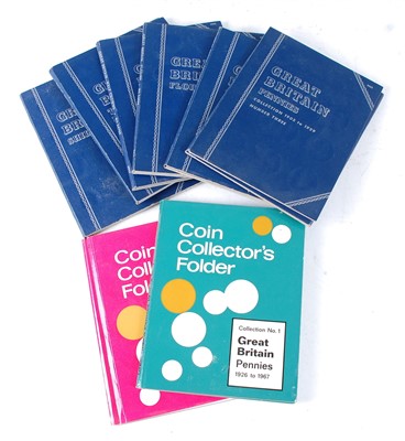 Lot 2223 - Great Britain, a collection of Whitman coin folders to include