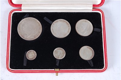 Lot 2020 - Great Britain, 1927 silver six coin proof set
