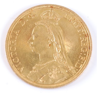 Lot 2192 - Great Britain, 1887 gold two pound coin