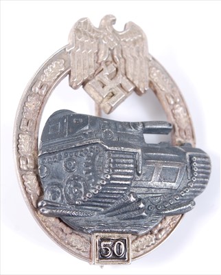 Lot 380 - A German Tank Crew Battle badge