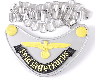 Lot 89 - A reproduction German Feldgendarmerie gorget...