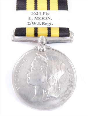 Lot 422 - An Ashantee medal (1873-1874), no clasp,...