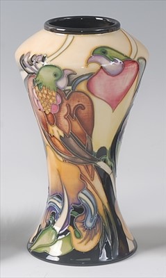 Lot 6 - A modern Moorcroft pottery vase, decorated...