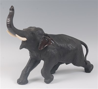 Lot 2327 - A Japanese Meiji period (1868-1912) bronze...