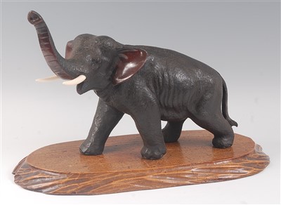 Lot 2328 - A Japanese Meiji period (1868-1912) bronze...