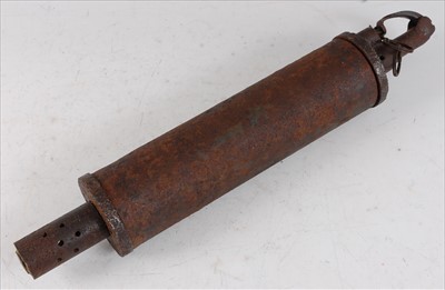 Lot 200 - A deactivated stocks mortar projectile, 48cm.