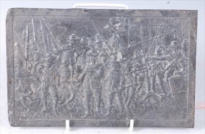 Lot 86 - A Continental lead plaque