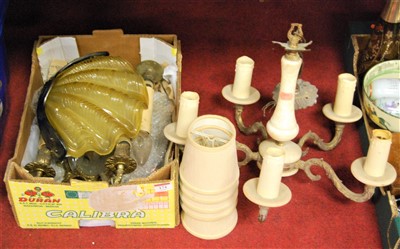 Lot 174 - A collection of various 20th century light...