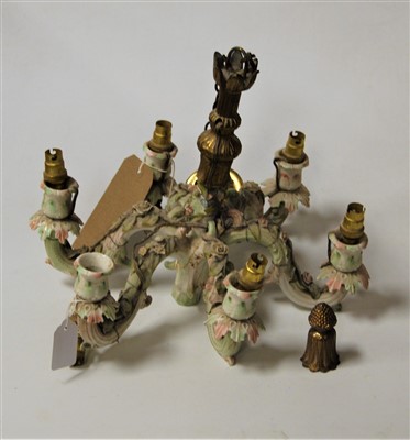Lot 14 - A late 19th century continental porcelain...