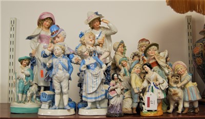 Lot 17 - A pair of late 19th century continental...