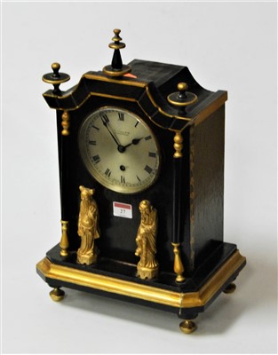 Lot 27 - An early 20th century green and gilt painted...