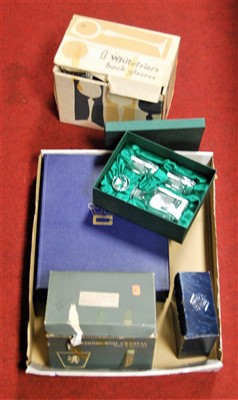 Lot 62 - A collection of mainly boxed cut crystal to...